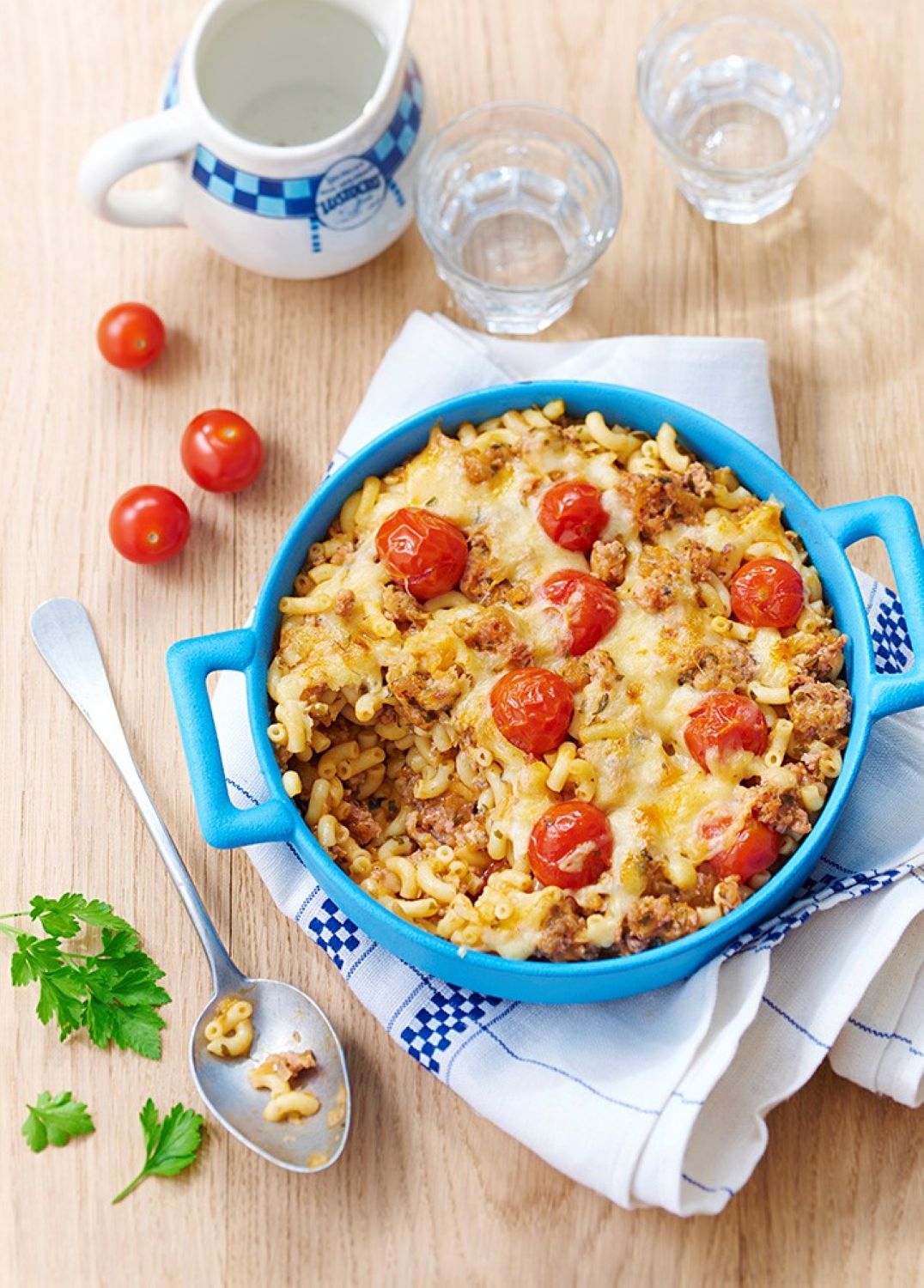 Gratin aux coquillettes du dimanche soir
