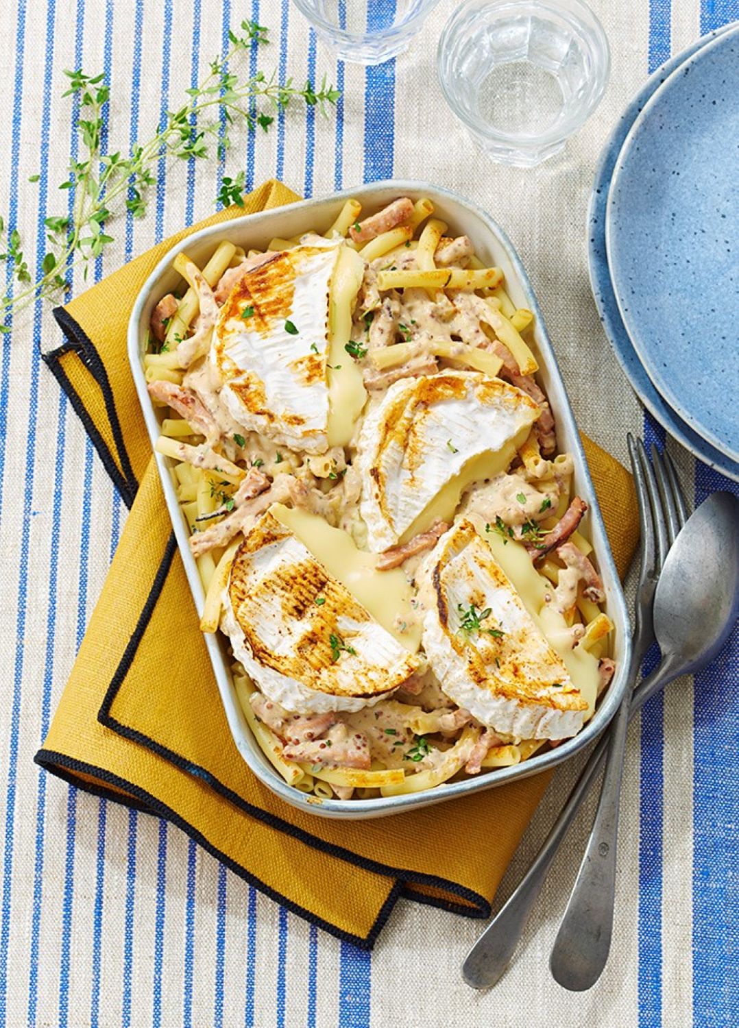 Gratin normand aux macaronis