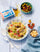 Salade de spaghetti courts à la grecque