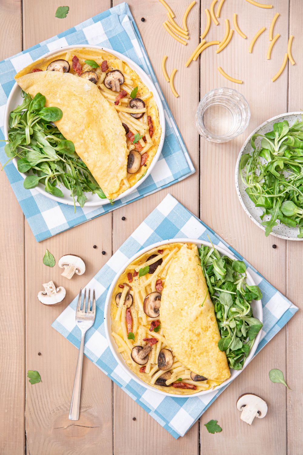 Omelette de pâtes