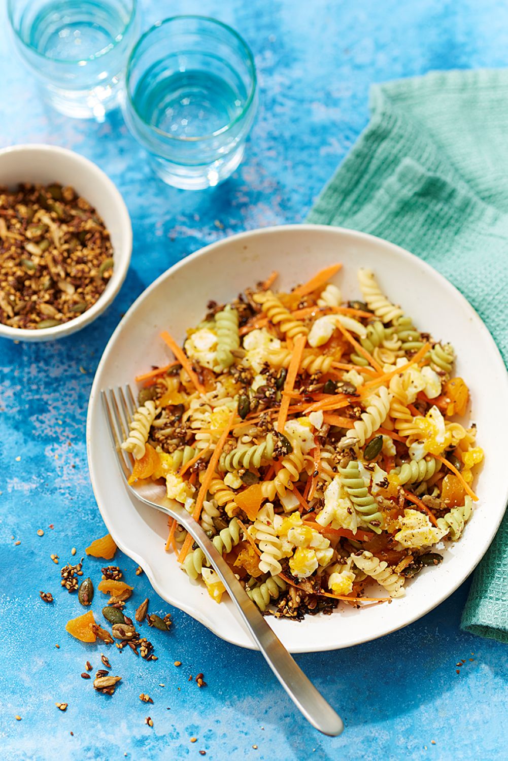Salade de Torsettes aux graines et abricots secs