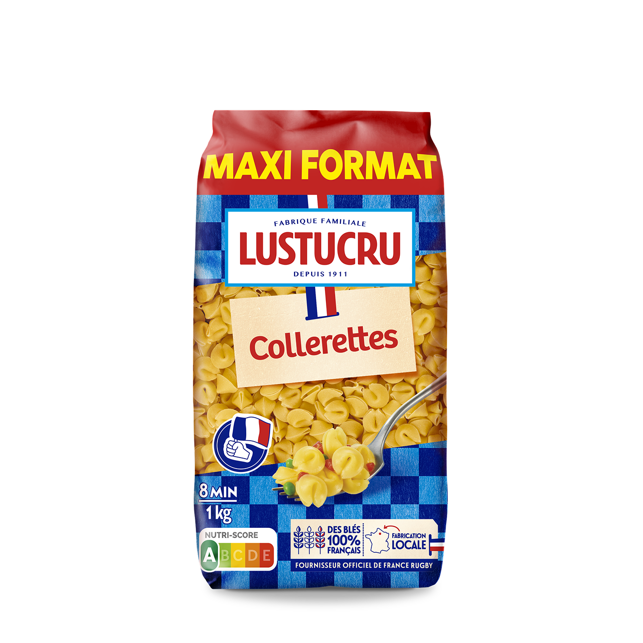 Paquet de Collerettes Lustucru 1kg maxi format