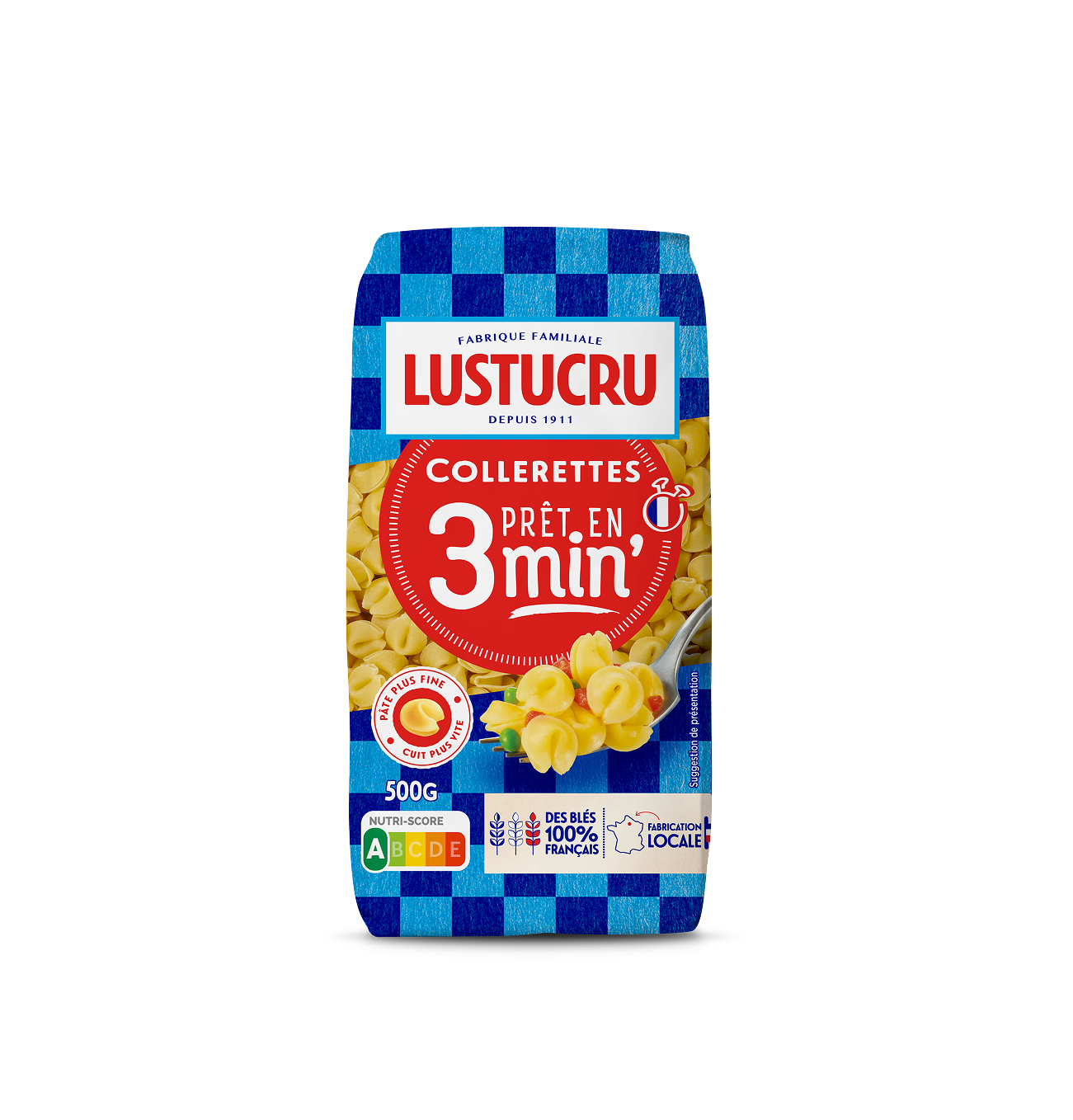 Paquet de Collerettes Lustucru pret en 3 minutes 500g