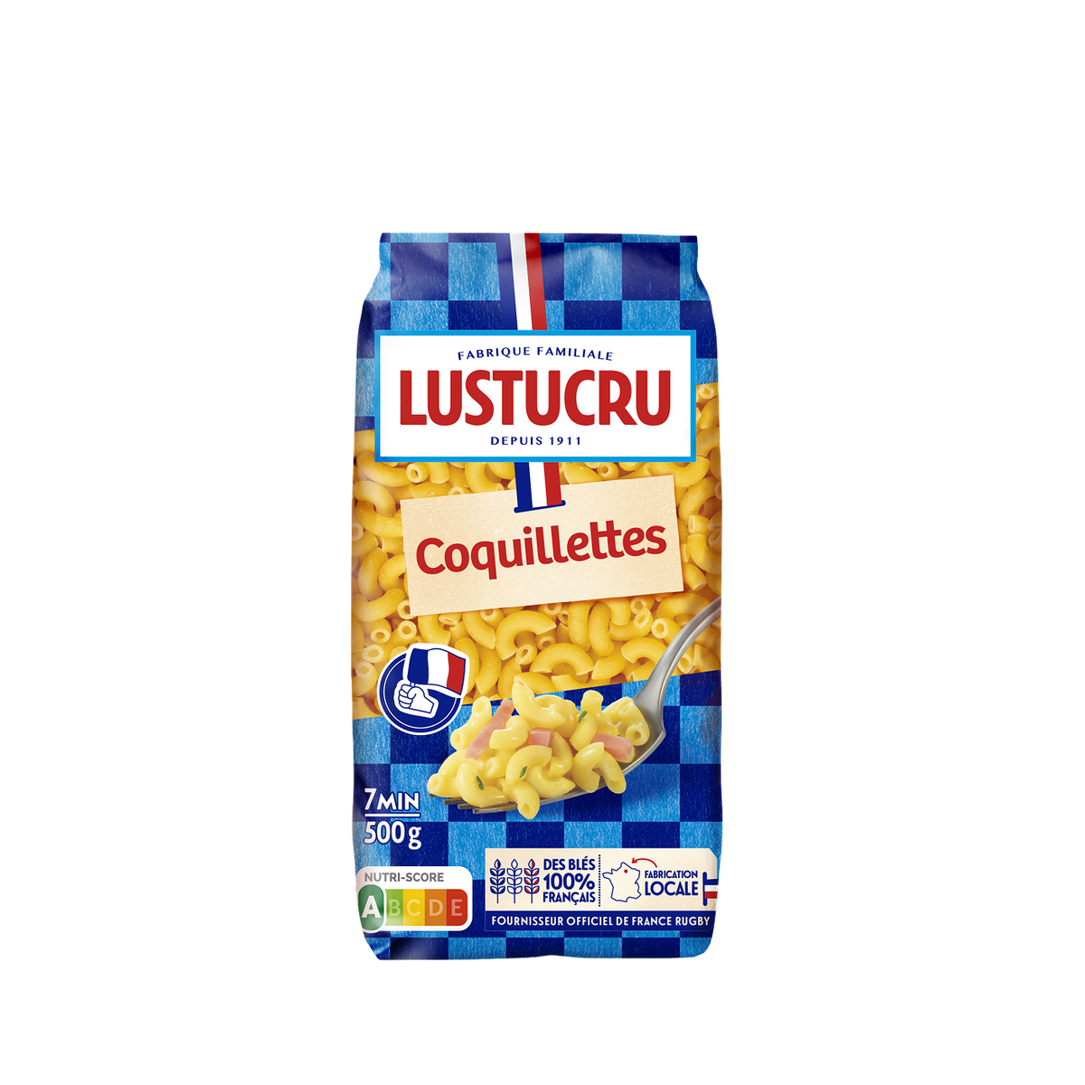 Paquet de Coquillettes Lustucru 500g