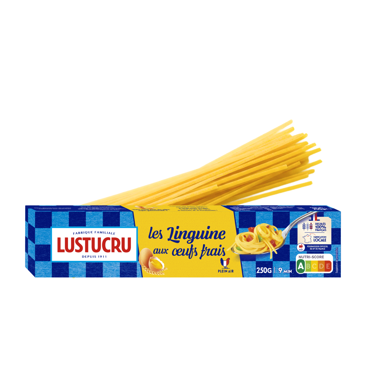 Paquet de Linguine aux oeufs frais Lustucru 250g