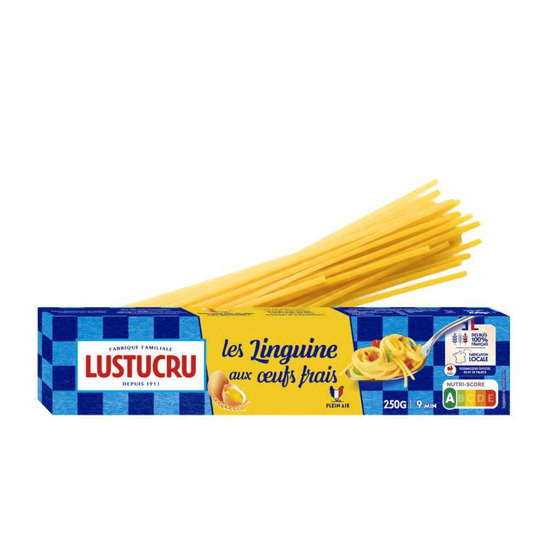 Paquet de Linguine aux oeufs frais Lustucru 250g