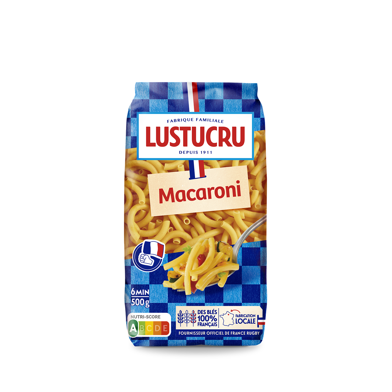 Paquet de Macaroni Lustucru 500g