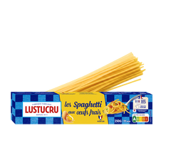 Paquet de Spaghetti longs aux oeufs frais Lustucru 250g