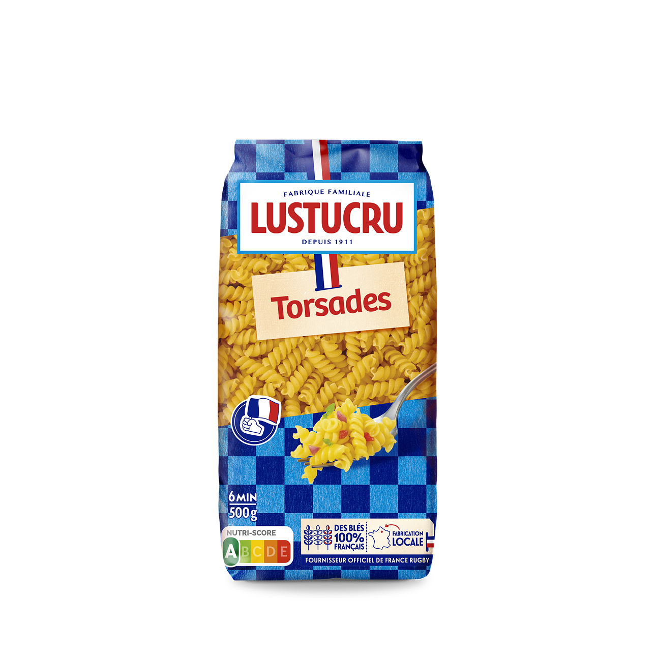 Paquet de Torsades Lustucru 500g