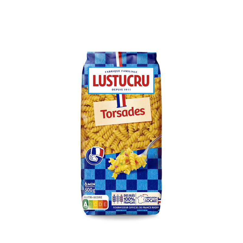 Paquet de Torsades Lustucru 500g